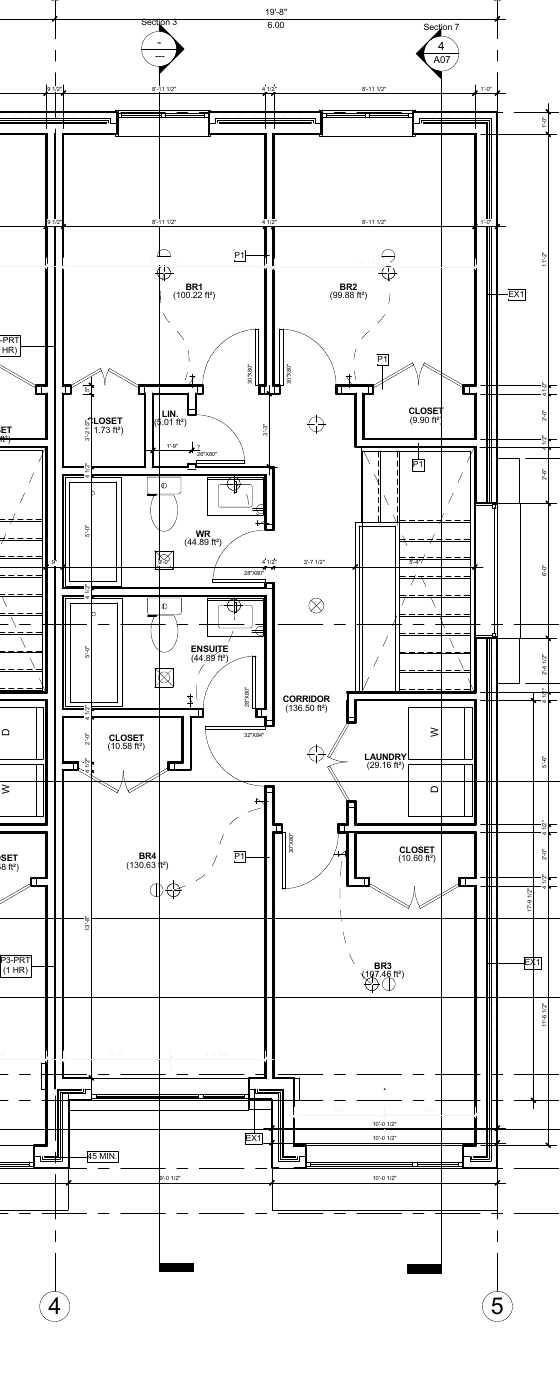 Original Haj Saad second-floor plan crop