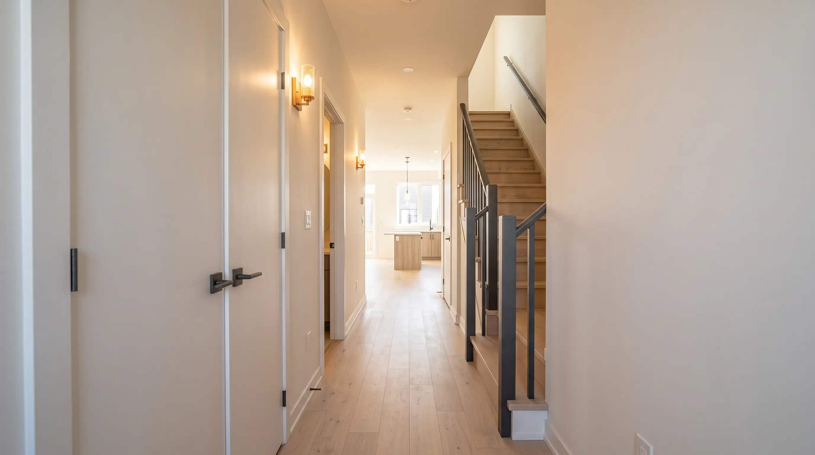 Plan A entry hall end frame